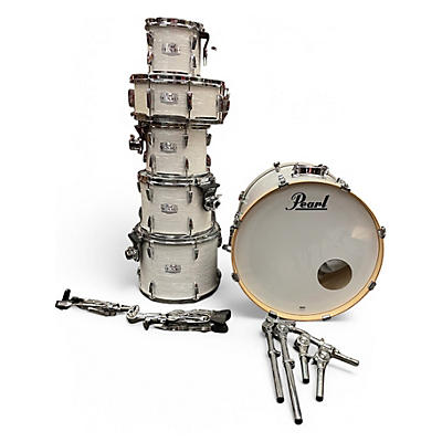 Used Pearl 6 Piece EXPORT EXR WHITE STRATA Drum Kit