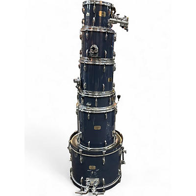 Used Pearl 6 Piece Export BLUE Drum Kit