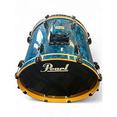 Used Pearl 6 Piece Export BLUE STRATA Drum Kit