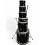 Used Pearl 6 Piece Export Black Drum Kit Black