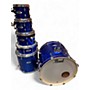 Used Pearl Used Pearl 6 Piece Export Blue Drum Kit Blue