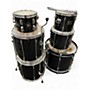 Used Pearl 6 Piece Export Series Black Drum Kit Black