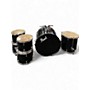 Used Pearl 6 Piece Forum Series Black Drum Kit Black
