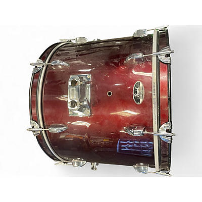 Used Pearl 6 Piece Roadshow Wine Red Drum Kit
