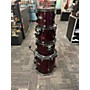 Used Pearl Used Pearl 6 piece Vision Wine Red Drum Kit Wine Red