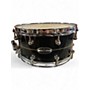 Used Pearl 6.5X14 HYBRID EXOTIC FIBERGLASS\KAPUR BLACK Drum BLACK 15