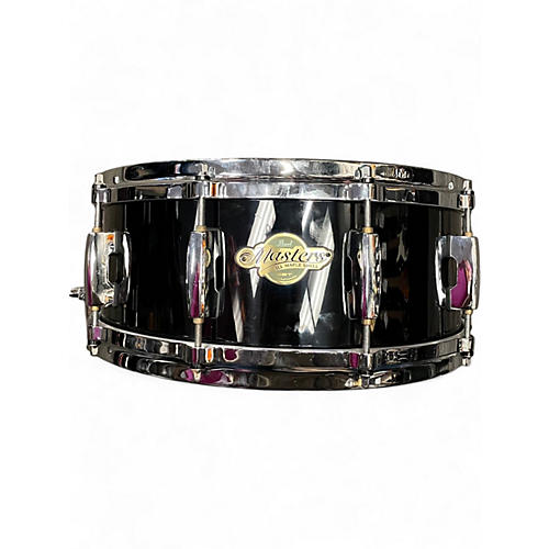 Used Pearl 6.5X14 MASTERS MAPLE Black Drum Black 15