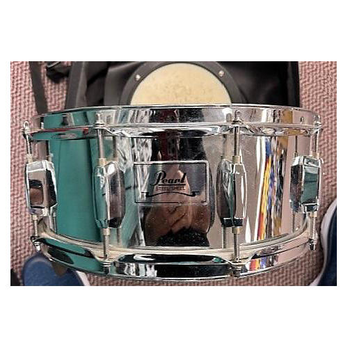 Pearl Used Pearl 6.5X14 Modern Utility Steel Snare Drum Chrome Silver Chrome Silver 15