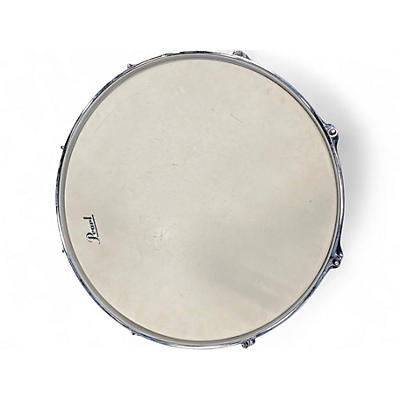 Used Pearl 6.5X14 Modern Utility Steel Snare Silver Drum