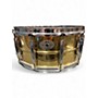 Used Pearl 6.5X14 SENSITONE BRASS Drum BRASS 15