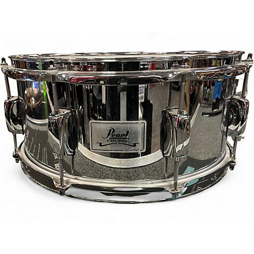 Pearl Used Pearl 6.5X14 STEEL SERIES Chrome Drum Chrome 15