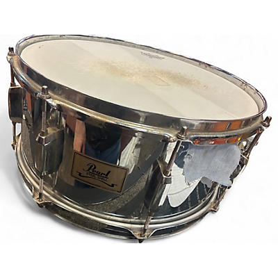 Used Pearl 6.5X14 STEEL SNARE STEEL Drum