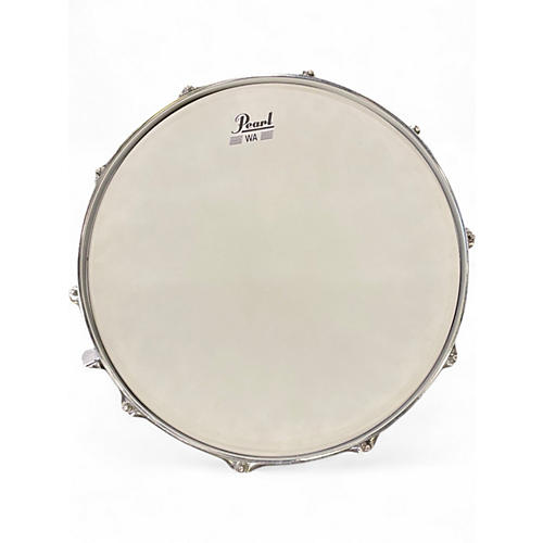 Used Pearl 6.5X14 Sensitone Snare Metallic Silver Drum Metallic Silver 15
