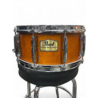 Used Pearl 6.5X14 Session Studio Classic Snare Amber Drum