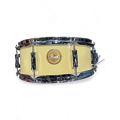 Used Pearl 6.5X14 Snare Off-white Drum