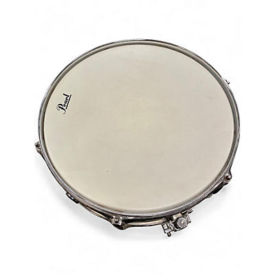 Used Pearl 6X13 Modern Utility Steel Snare Silver Drum