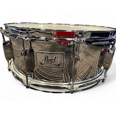 Pearl Used Pearl 6X14 Modern Utility Steel Snare STEEL Drum