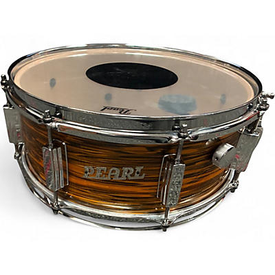 Used Pearl 6X14 President Tiger Stripe Drum