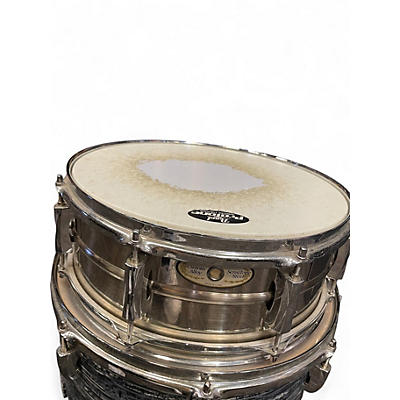 Used Pearl 6X14 Sensitone Snare Silver Drum