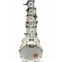 Used Pearl 7 Piece Decade Maple White Satin Pearl Drum Kit White Satin Pearl