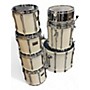Used Pearl 7 Piece Export White Drum Kit White