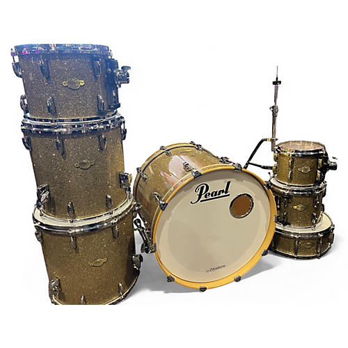 Used Pearl 7 Piece MASTERS ALL MAPLE GRANITE SPARKLE Drum Kit GRANITE SPARKLE