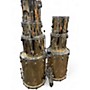 Used Pearl 7 Piece Resurrection Drums Gold Drum Kit Gold