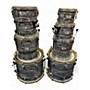 Used Pearl 8 Piece EXR Export Series Silver Oyster Pearl Drum Kit Silver Oyster Pearl