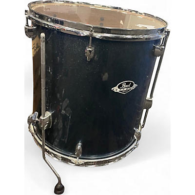 Used Pearl 8 Piece Export Blue Drum Kit