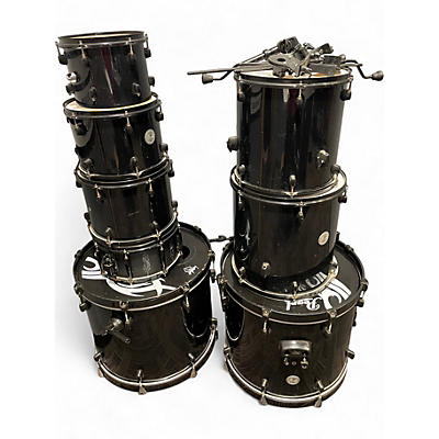 Used Pearl 8 Piece Joey Jordison Signature Drum Kit Black Drum Kit