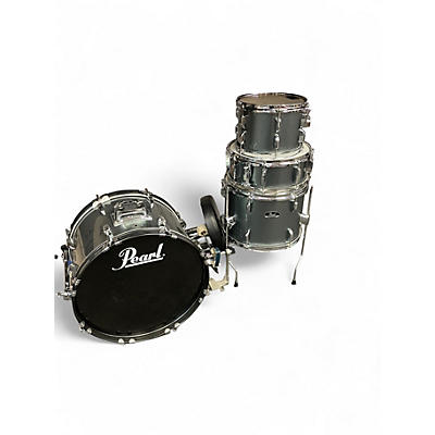 Used Pearl 8 Piece roadshow Pewter Drum Kit