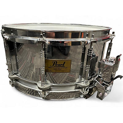 Used Pearl 8X14 Free Floating Snare Chrome Drum