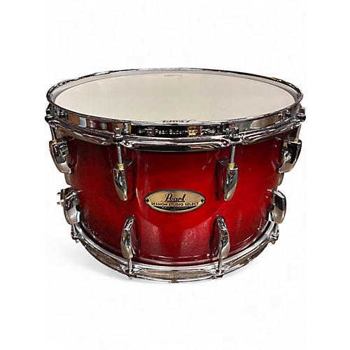 Used Pearl 8X14 Session Studio Select Snare Antique Crimson Burst Drum Antique Crimson Burst 18