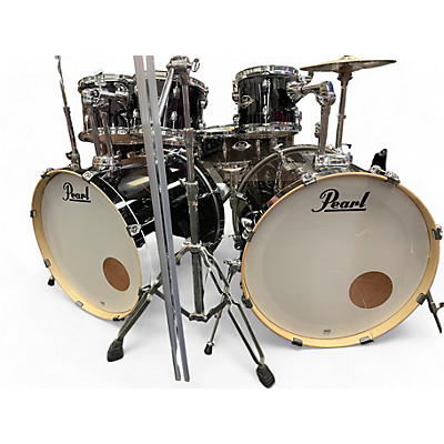 Pearl Used Pearl 9 piece Export Series Black Drum Kit