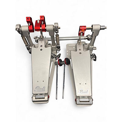 Used Pearl ELIMINATOR DEMON DRIVE XM MACHINED TWIN PEDAL Double Bass Drum Pedal