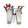 Used Pearl ELIMINATOR DEMON DRIVE XM MACHINED TWIN PEDAL Double Bass Drum Pedal