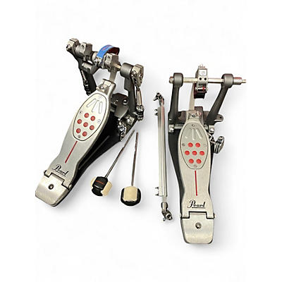 Used Pearl Eliminator Redline Double Pedal Double Bass Drum Pedal