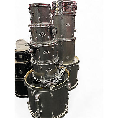 Pearl Used Pearl Export exx Silver Sparkle Drum Kit