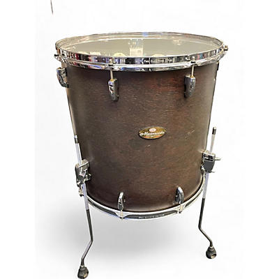 Pearl Used Pearl Masterworks Floor Tom Satin Mahogany Drum