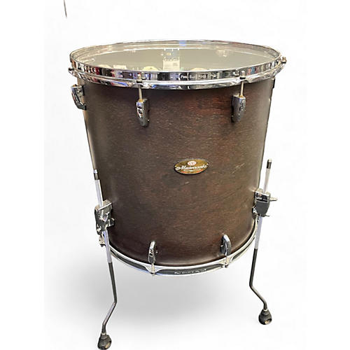 Pearl Used Pearl Masterworks Floor Tom Satin Mahogany Drum Satin Mahogany 242