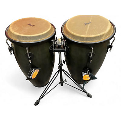 Used Pearl PRIMERO CONGAS WITH STAND Conga