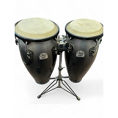 Used Pearl Primero Conga Set with Stand Conga