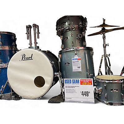 Pearl Used Pearl Roadshow Metallic Aqua Marine Drum Kit