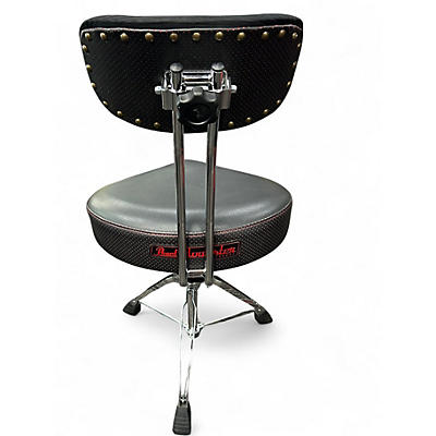 Used Pearl Roadster D3500BR Multi-Core Saddle Throne w/Backrest Black Drum Throne