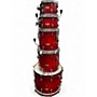 Used Pearl Session Studio Select Series 5pc Crimson Burst Drum Kit Crimson Burst