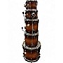 Used Pearl Session Studio Select Series 5pc Worn Brown Drum Kit Worn Brown