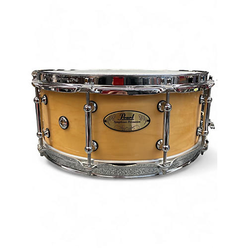 Pearl Used Pearl Symphonic Snare Natural Drum Natural 212