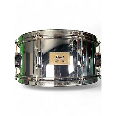 Pearl Used Pearl sk900 steel snare steel Drum