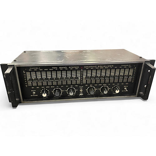 Used Peavey 10 Band Stereo Graphic Equalizer Equalizer