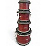 Used Peavey 4 Piece RADIAL PRO 750 Cherry Drum Kit Cherry